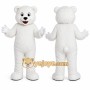 White Bear Mascot Costume