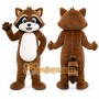 Brown Raccoon Mascot Costume