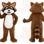 Brown Raccoon Mascot Costume