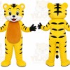 Yellow Tiger Mascot Costume
