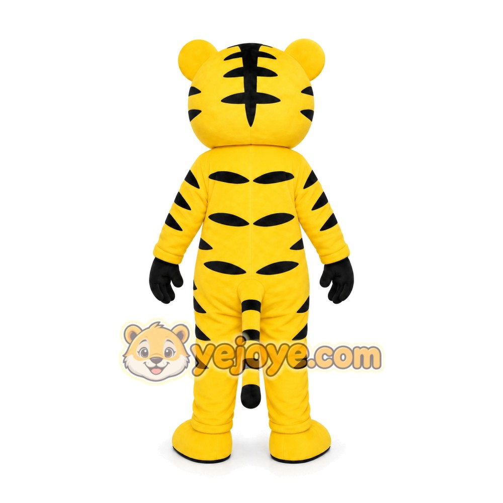Yellow Tiger Mascot Costume Yellow Tiger Mascot Costume