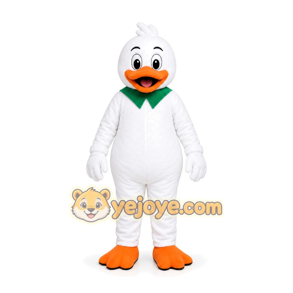 White Duck Mascot Costume White Duck Mascot Costume