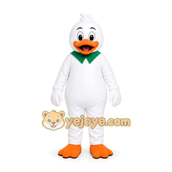 White Duck Mascot Costume White Duck Mascot Costume