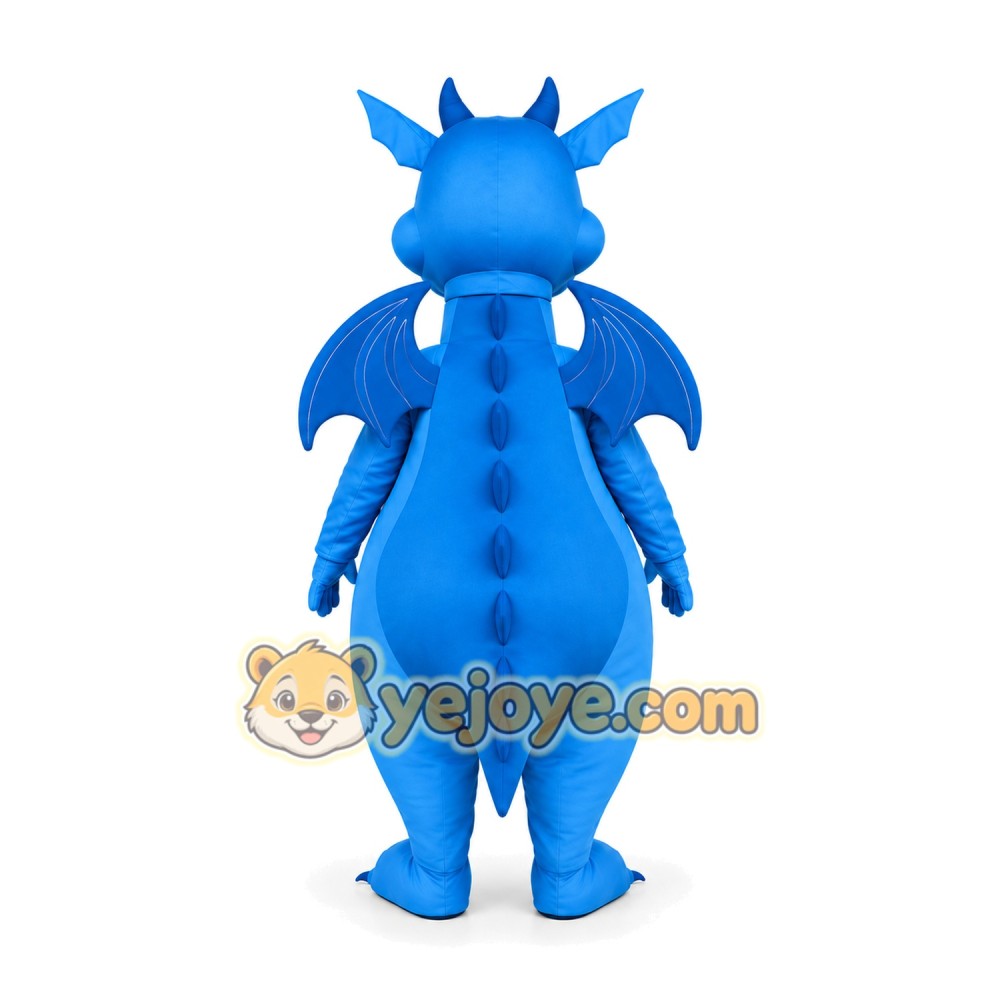 Blue Dragon Mascot Costume