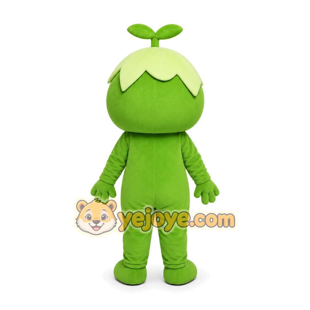 Green Fruit Girl Mascot Costume Green Fruit Girl Mascot Costume