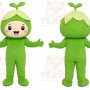 Green Fruit Girl Mascot Costume