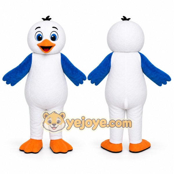 White Penguin Mascot Costume