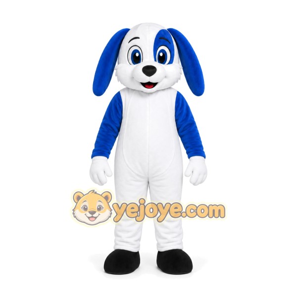White Puppy Mascot Costume