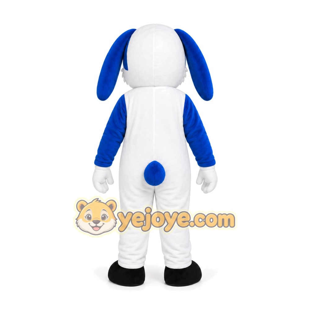 White Puppy Mascot Costume