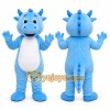 Blue Dragon Mascot Costume Blue Dragon Mascot Costume