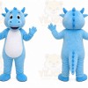 Blue Dragon Mascot Costume