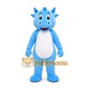 Blue Dragon Mascot Costume Blue Dragon Mascot Costume