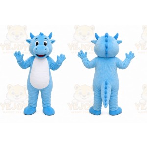 Blue Dragon Mascot Costume