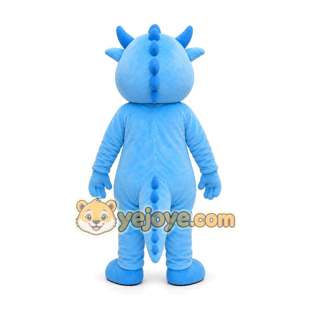 Blue Dragon Mascot Costume Blue Dragon Mascot Costume