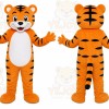 Orange Tiger Mascot Costume