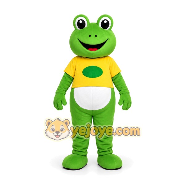 Green Frog Mascot Costume