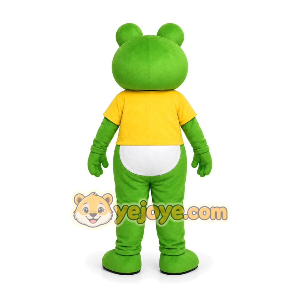 Green Frog Mascot Costume Green Frog Mascot Costume