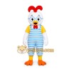 Striped Rooster Mascot Costume Striped Rooster Mascot Costume
