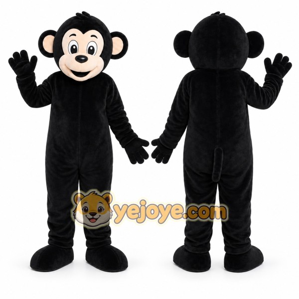 Black Monkey Mascot Costume