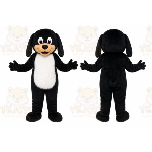 Black Dog Mascot Costume