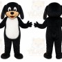 Black Dog Mascot Costume