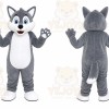 Gray Wolf Mascot Costume