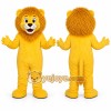 Yellow Lion Mascot Costume Yellow Lion Mascot Costume