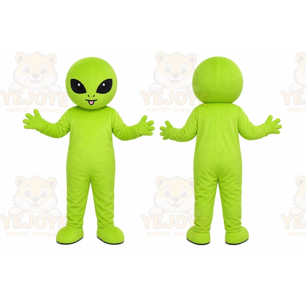 Green Alien Mascot Costume