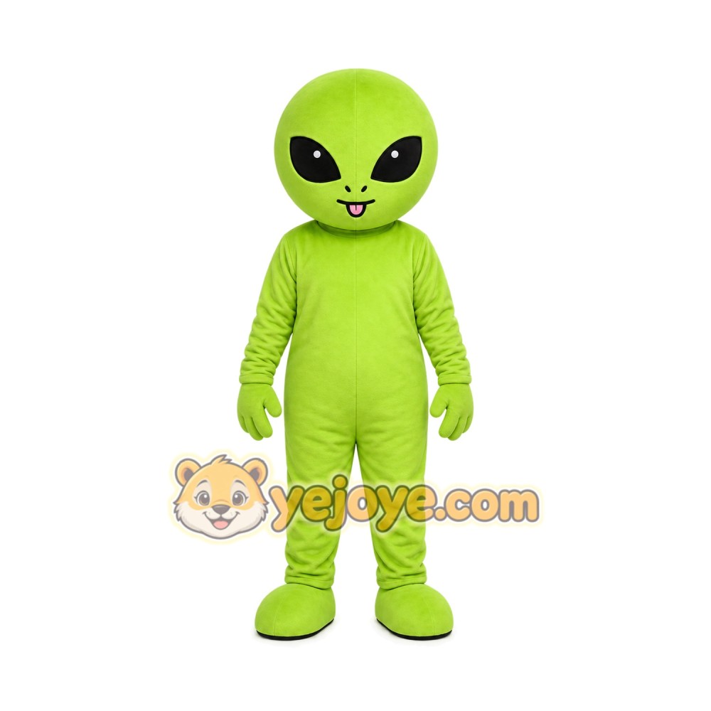 Green Alien Mascot Costume Green Alien Mascot Costume