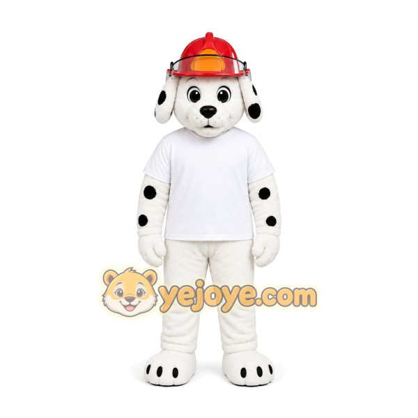 Firefighter Dalmatian Mascot Costume