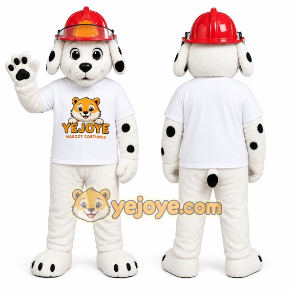 Firefighter Dalmatian Mascot Costume