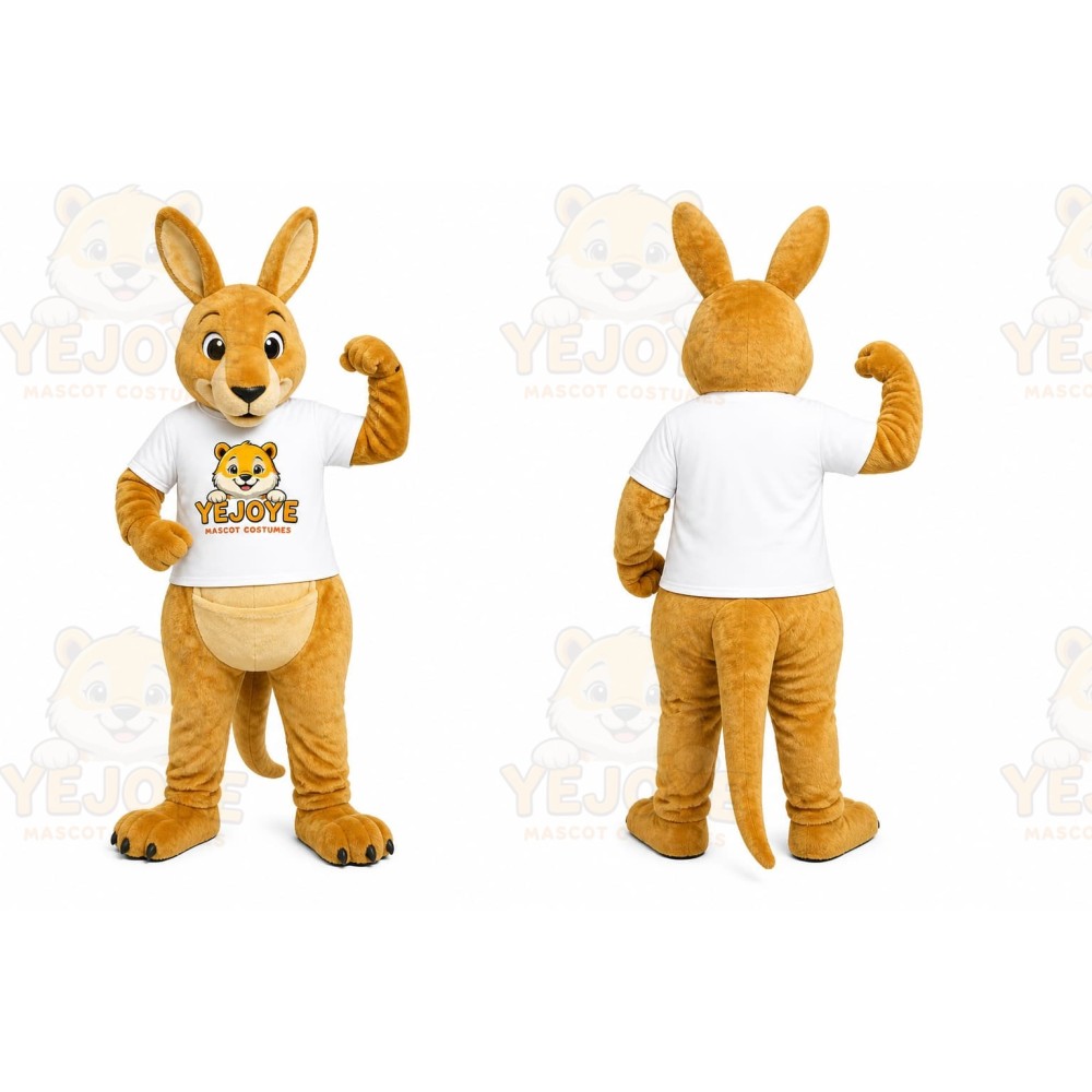 Brown Rabbit Mascot Costume