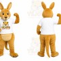 Brown Rabbit Mascot Costume
