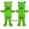 Green Bear Mascot Costume Green Bear Mascot Costume