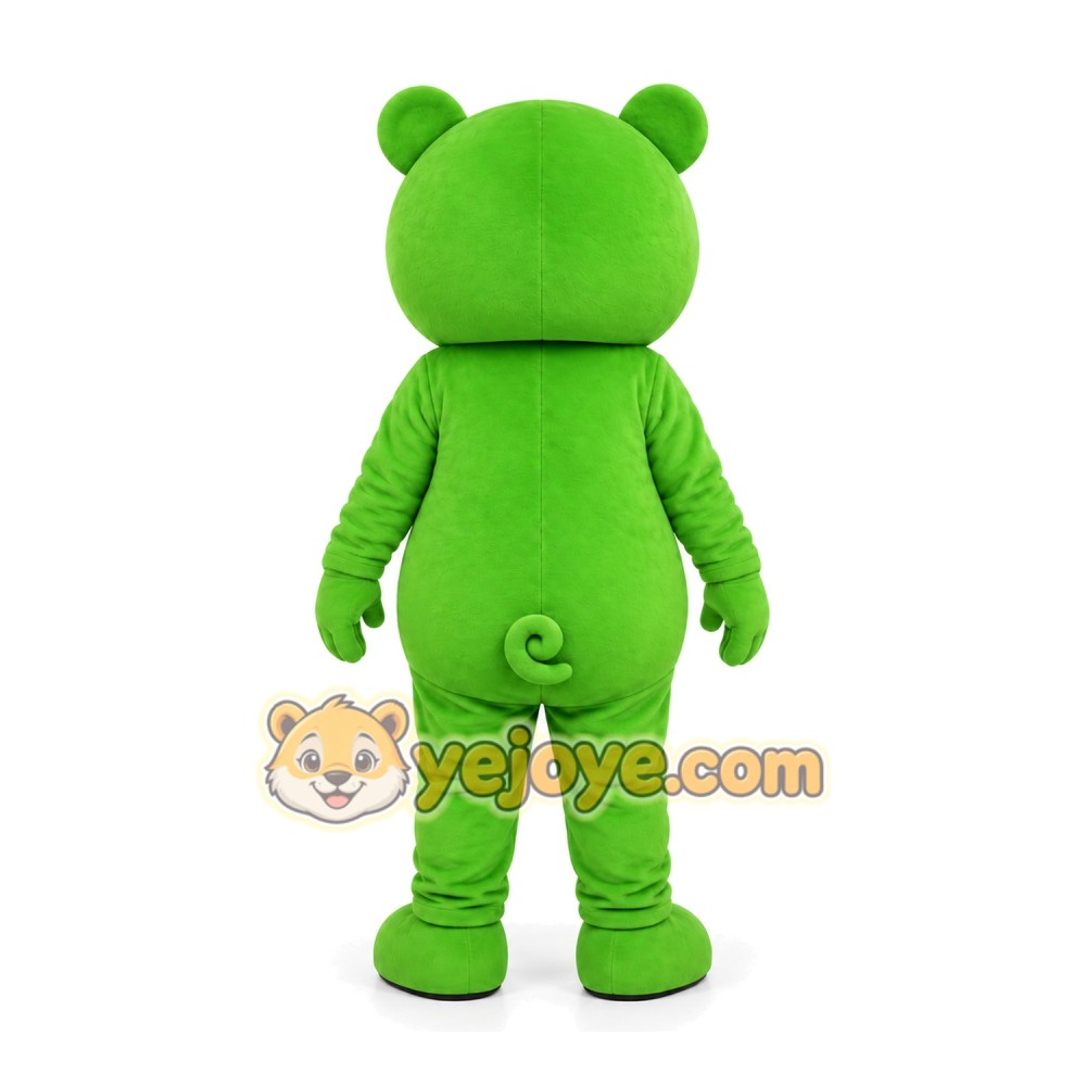 Green Bear Mascot Costume Green Bear Mascot Costume