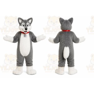 Gray Wolf Mascot Costume