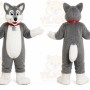 Gray Wolf Mascot Costume