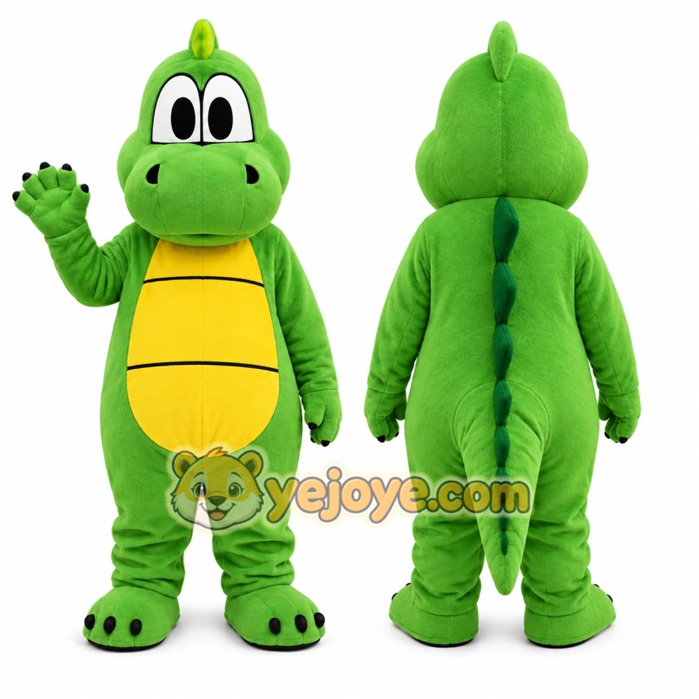 Green Crocodile Mascot Costume