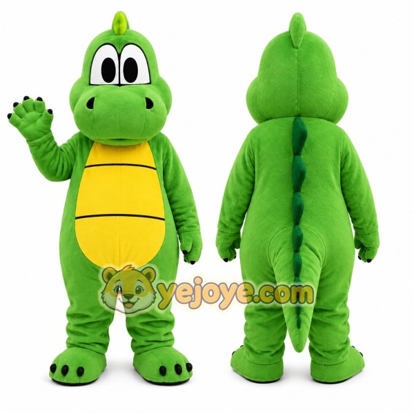 Green Crocodile Mascot Costume