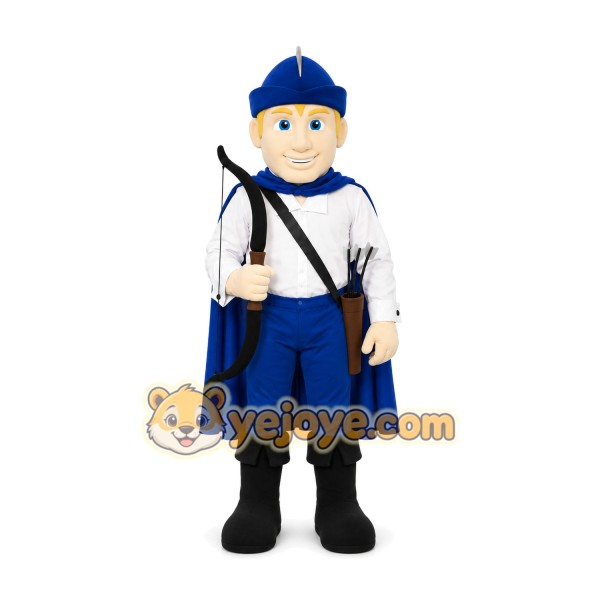 Blue Police Officer Mascot Costume