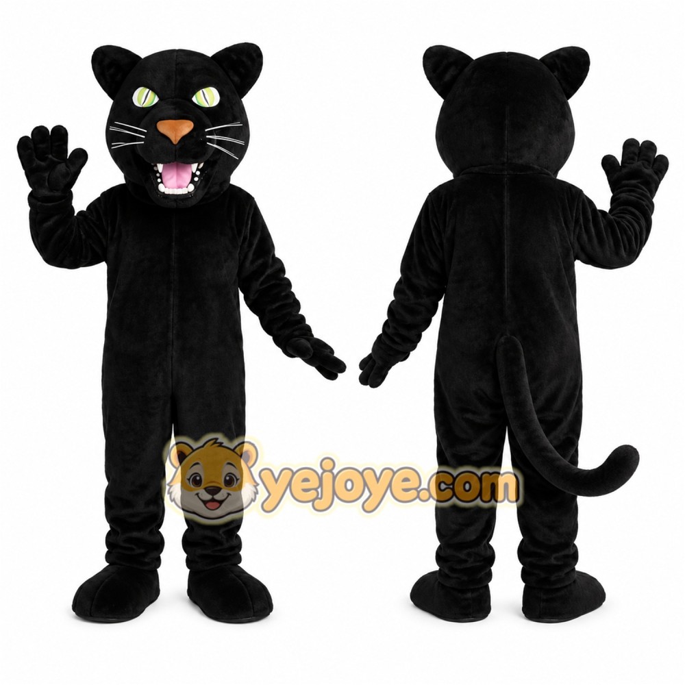 Black Panther Mascot Costume Black Panther Mascot Costume