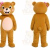 Tan Bear Mascot Costume