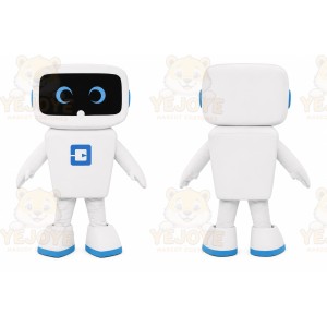 White Robot Mascot Costume