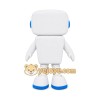 White Robot Mascot Costume White Robot Mascot Costume