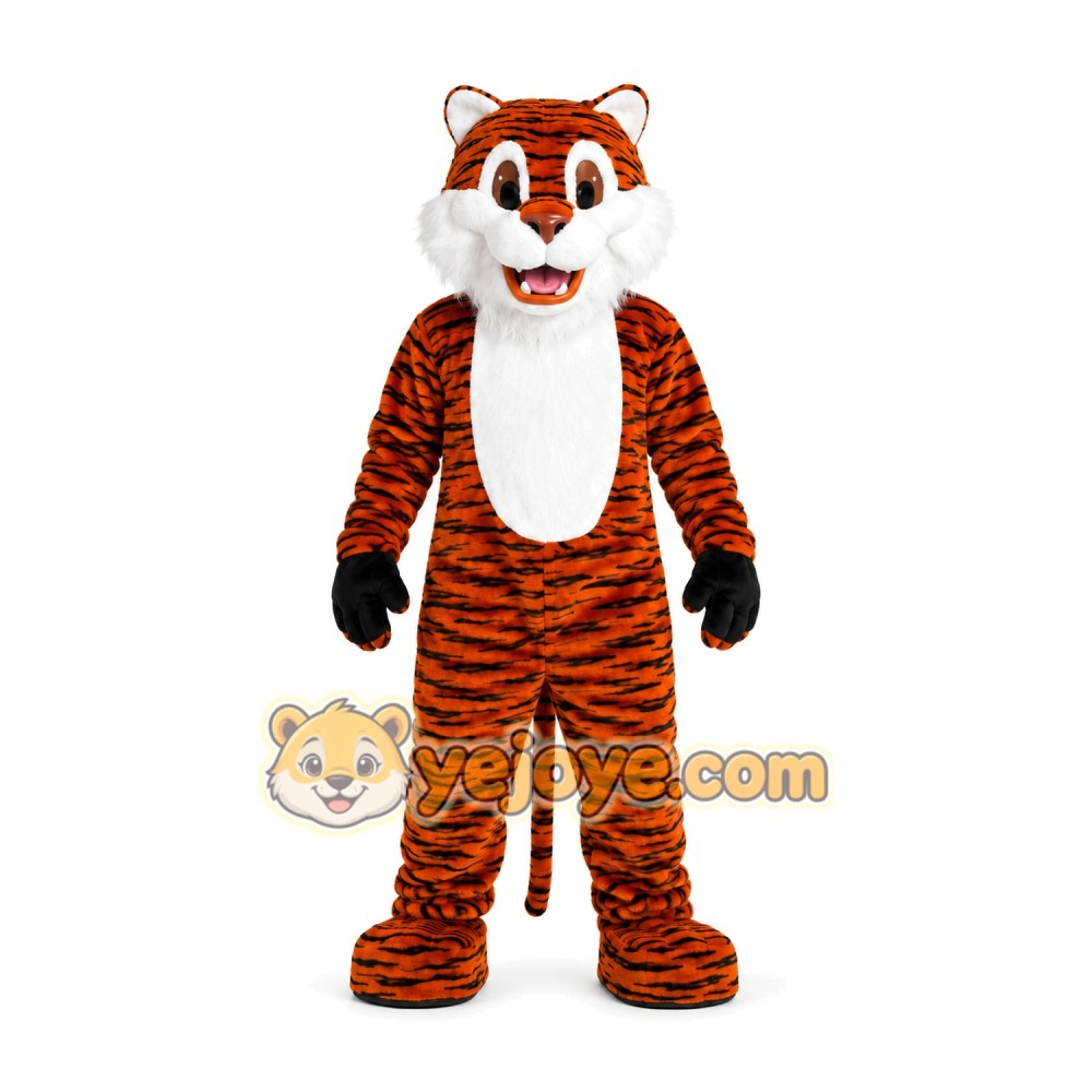 Orange Tiger Mascot Costume Orange Tiger Mascot Costume