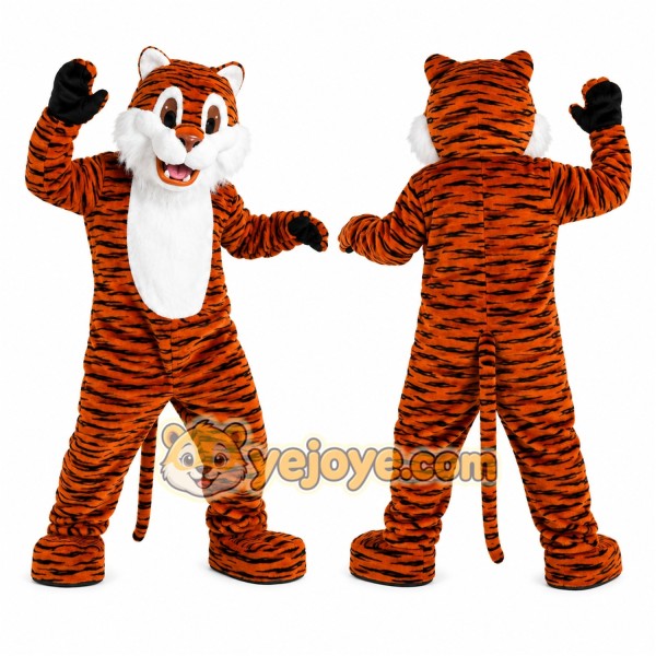 Orange Tiger Mascot Costume
