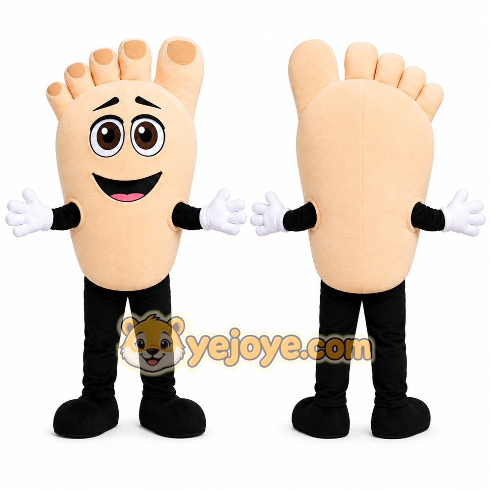 Foot Character Mascot Costume