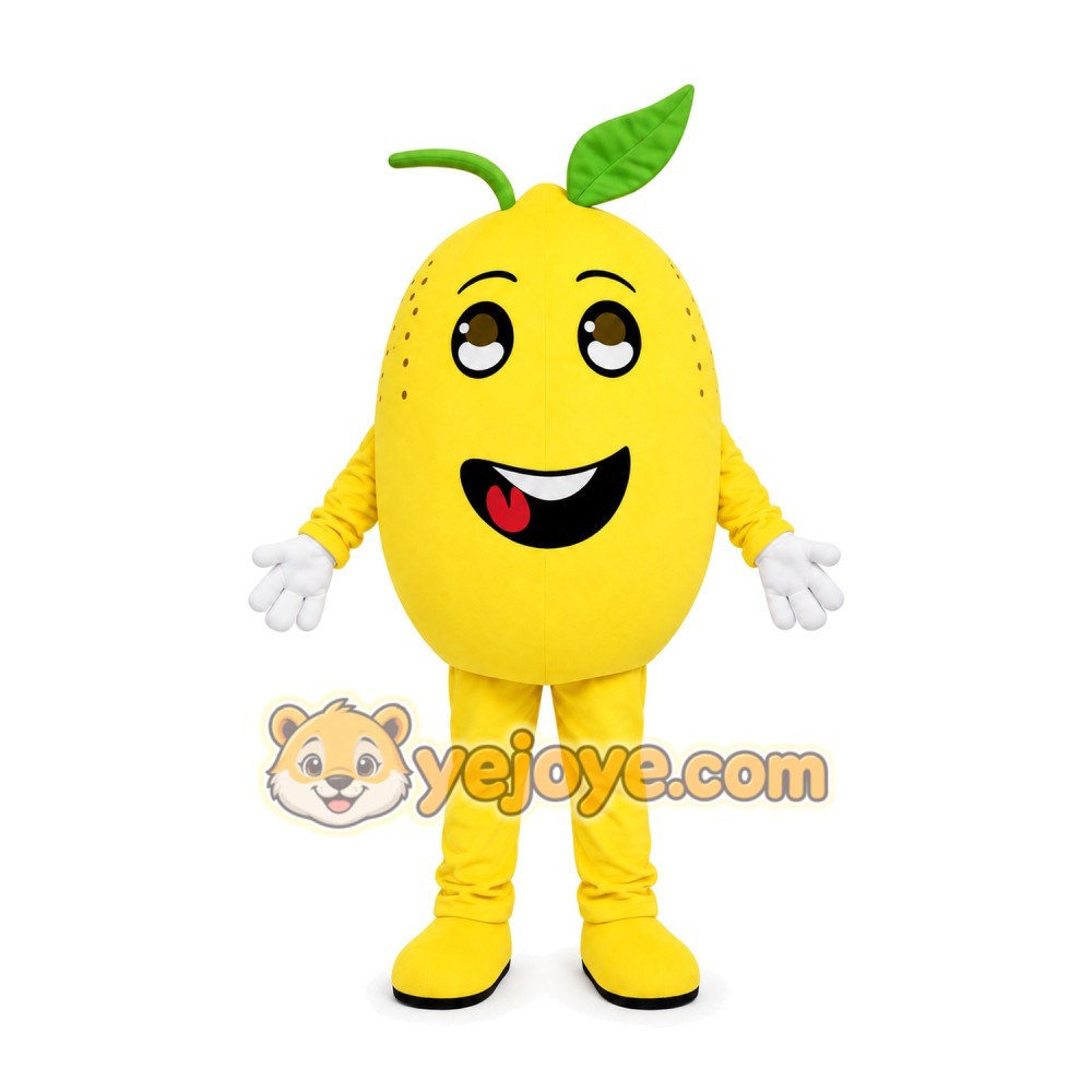 Yellow Fruit Mascot Costume Yellow Fruit Mascot Costume