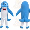 Blue Dolphin Mascot Costume