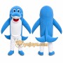 Blue Dolphin Mascot Costume